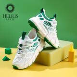 HELIUS童鞋男女儿童运动鞋网面鞋软底婴宝宝学步机能鞋子 白/绿【春秋双网】 28 脚长16.2-16.7cm