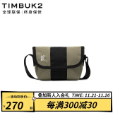 TIMBUK2迷你斜挎包邮差包休闲单肩包时尚胸包腰包小挎包手机包男 沼泽绿/音速黑