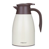 品家家品（PINKAH） 1.5L欧式真空不锈钢保温瓶简约英伦保温保冷水壶家庭办公室暖壶 米黄色
