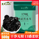 聖武山珍湖北房县特产黑木耳春木耳干货单片小朵无根柔软非东北秋木耳 黑木耳500g
