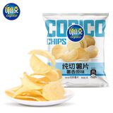 可比克纯切薯片12g小包装麻辣龙虾味原切土豆片玩游戏聚会膨化休闲零食 薯香原味12g*1包