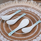 国玥景德镇骨瓷碗具家用陶瓷餐具整套釉下彩碗筷创意米饭碗具吃面大碗 云锦万里小勺1个装