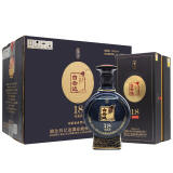 白云边18年十八年酱心陈酿浓酱兼香白酒53度500ml*4瓶整箱