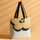 乐活旅行帆布包手提购物布袋带拉链环保袋子女上班族大号单肩买菜棉麻包包