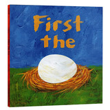 英文原版First The Egg 先有蛋 趣味洞洞书 Laura Vaccaro Seeger