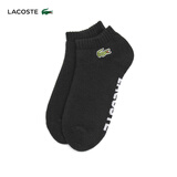 LACOSTE法国鳄鱼男女同款舒适亲肤透气低帮短筒袜子|RA4184 258/黑色 均码 39-42