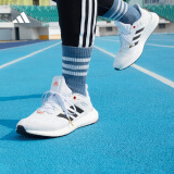 adidas PUREBOOST 21随心畅跑休闲舒适跑步鞋男女阿迪达斯 白/黑 42