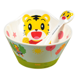 五和（WUHE）儿童碗餐具套装宝宝碗勺卡通碗勺家用吃饭辅食碗库洛米奥特曼饭碗 巧虎深碗450ml+勺