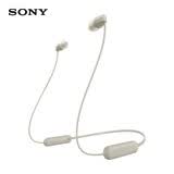 索尼（SONY）WI-C100 无线立体声 颈挂式 蓝牙耳机 IPX4防水防汗 约25小时长久续航 灰褐色 618 苹果耳机