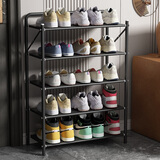 安尔雅免安装鞋架可折叠门口多层置物架省空间收纳架出租房家用 5层50