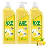 斧头牌（AXE）柠檬护肤洗洁精1.18kg*3瓶家庭装 轻松祛油可洗果蔬维E呵护不伤手
