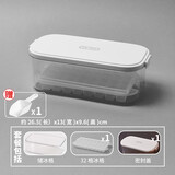 威尔基冰块模具硅胶制冰格冻冰块模具带盖易脱落冰块冰格模具家用食品级 白色套装【32格+储冰盒+冰铲】