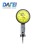DAFEI杠杆百分表防震一套校表头红宝石测头0-0.8mm磁性表座千分表精度0.001—小表盘百分表32mm