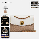 蔻驰（COACH）女包奢侈品Parker山茶花女士手提单肩包30585【官方授权直供】