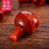 彩荷原矿南红玛瑙配饰套餐三通佛头桶珠顶珠腰珠金刚星月菩提配件礼物 佛头直径15mm