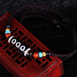 豆蔻时光智慧五眼天珠吊坠南红绿松石18K金转运珠玉髓锁骨链项链男女士款