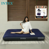 INTEX自动充气床垫家用气垫床午休双人折叠床户外防潮垫新64759