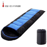 北极狼（BeiJiLang）睡袋成人户外旅行冬季四季保暖室内露营拼接隔脏棉睡袋1.8KG蓝色