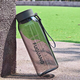 富光（FUGUANG）太空杯塑料杯子超大运动水壶过滤创意水杯便携户外防摔茶杯子 1000ml 深灰