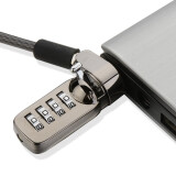 cool bell笔记本电脑锁4位密码锁 联想惠普acer戴尔华为苹果macbook防盗锁 T口7x3锁