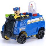 汪汪队立大功（PAW PATROL）生日礼物儿童男孩玩具车弹射变形阿奇警车-可按压升起发射子弹