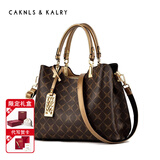 CAKNLS&KALRY轻奢包包女款单肩包手提女包奢侈品214情人节新年生日礼物送女友 古铜色 礼盒装