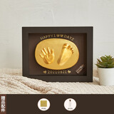 沐晨拾光 宝宝满月手足印周岁手脚印泥纪念品婴儿百天手足脚印新生儿手印 8寸横款丨半岁前可用