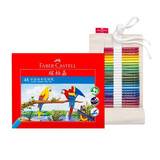 辉柏嘉（Faber-castell） 水溶彩铅72色水溶性48色彩铅笔手绘儿童绘画学生用初学成人彩笔儿童节礼物 48色纸盒+50孔笔帘