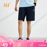 361°运动短裤男士夏季休闲五分裤宽松透气跑步运动 652124711-2 XS