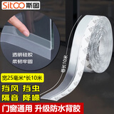 斯图（sitoo）门缝密封条 门底密封条防盗门专用密封条窗户密封条 25mm长10米