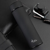 洁雅杰水杯不锈钢保温杯男士商务保温杯500ml7101黑色
