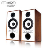 美声 英国美声700 770 发烧音箱HiFi级音响书架箱无源音箱高保真专业立体声家用 原箱进口 770胡桃木 英国美声Mission