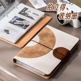 文创艺皮质3寸照片相册卡册三宫格a5活页纪念册收纳本相机相纸收纳册透明收藏本mini11大容量收集册 三宫格款50张＋拉链袋2个（可装300张拍立得）