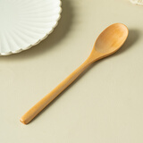 onlycook荷木勺子 日式长柄搅拌勺甜品勺咖啡小勺子 宝宝喂饭勺小调羹 
