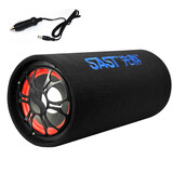 先科（SAST） 先科汽车蓝牙音响车载低音炮 10英寸喇叭12V/24V/220V三用音箱圆形 黑色 标配+车载点烟器电源线