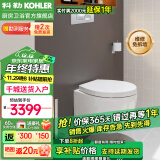 科勒（KOHLER）家用壁挂式马桶挂墙坐便器水箱嵌入式墙排直冲悬挂式马桶K-25255 缸体+【超薄款】水箱+面板