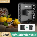 神牛（Godox） p120C摄影灯LED补光灯直播网红主播婚庆可调色温摄像灯平板柔灯相机录像常亮灯 【套装4】P120C补光灯+6000电池+充电器