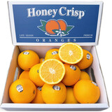 美国进口新奇士3107黑标脐橙Sunkist进口橙子甜橙单果170-210克 18个礼盒装