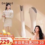 达芙妮（DAPHNE）靴子女长筒靴女2022秋冬新品经典骑士靴女加绒高筒靴女靴 米色【加绒】 40