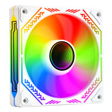 大水牛（BUBALUS）幻镜白 棱镜风扇神光同步ARGB机箱风扇 幻彩12cm无限镜风扇 4PIN PWM智能温控调速 双面减震垫