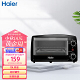 海尔（haier）电烤箱 K-10M2B 黑色 10L容量 双控旋钮 定时功能 家用电烤箱