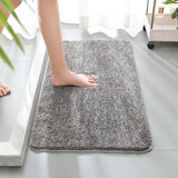 ACEBON卫生间吸水地垫浴室进门防滑垫子卧室门口脚垫厕所家用卫浴垫字 灰色 50cm*80cm