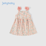 JELLYBABY【背心吊带连衣裙】2024夏季新款儿童女童婴幼连衣裙甜美舒适 粉色 90