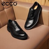 爱步（ECCO）商务皮鞋男鞋 夏季牛津鞋通勤正装皮鞋 都市伦敦525684 黑色52568401001 39
