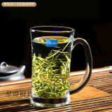 Ocean 进口玻璃茶杯耐热带把泡茶杯家用待客水杯加厚大容量喝绿茶杯 能量把杯330ml【单只】