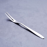 木之初 不锈钢水果叉家用韩式儿童可爱安全甜品小叉子套装水果签收纳罐 不锈钢水果叉·1支