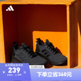 adidas QUESTAR RIDE挑战里程舒适跑步运动鞋男子阿迪达斯官方 黑色/墨绿色 41