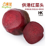 東昇供港红菜头3斤5斤甜菜根红菜头新鲜 新鲜蔬菜榨汁凉拌健康轻食 1500g