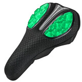 洛克兄弟（ROCKBROS） 自行车坐垫套男女加厚公路车山地车海棉座垫套骑行装备 网格透气 绿色 液态硅胶