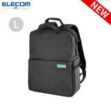 宜丽客（ELECOM） 单反相机包 双肩时尚旅行数码专业摄影摄像微单背包男女书包大容量佳能索尼 2021新款  黑色L码